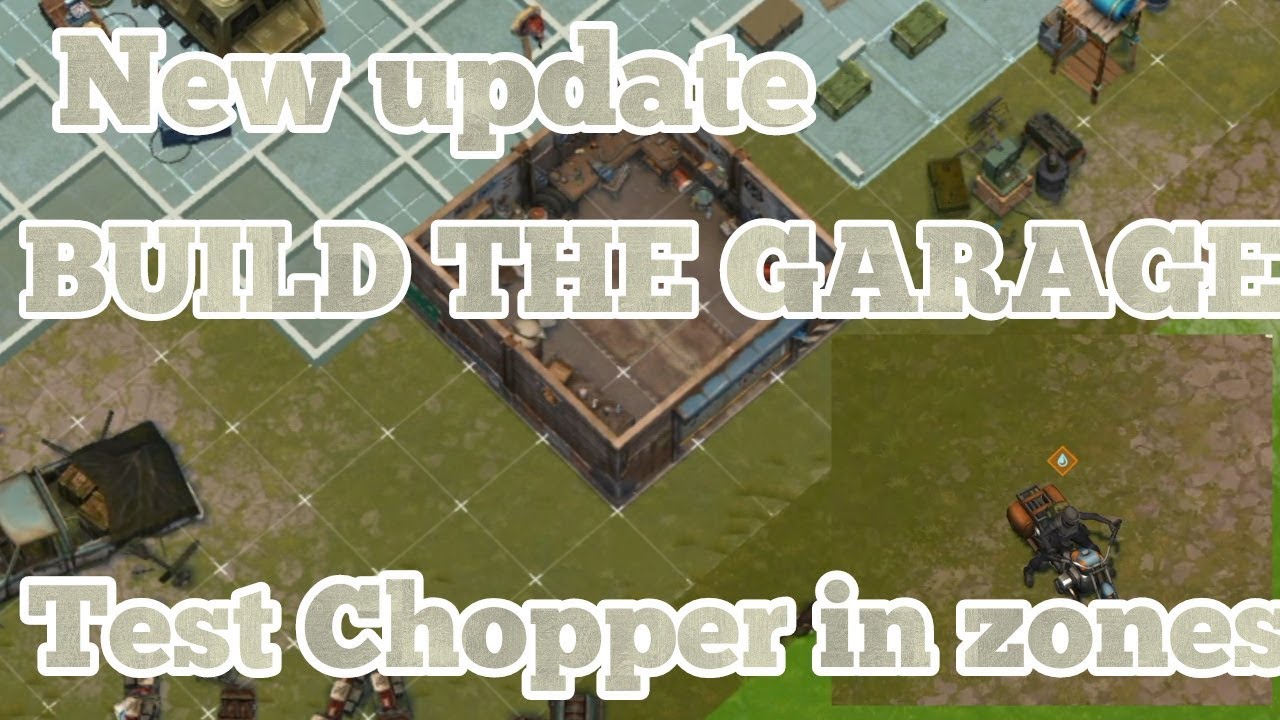 Building Garage And try New Chopper skills NEW UPDATE 1.10.3 - YouTube