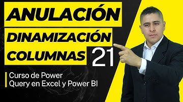 🚩 Como Transponer y Anular Dinamización de Columnas