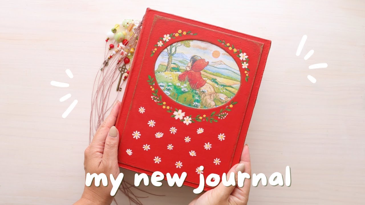 my new journal – a little red storybook