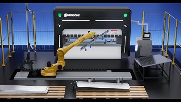HUNSONE Press Brake & Robot Combo