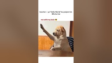 hello world ka project #memes #coding #projects