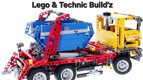 Lego Technic (42024) Container Truck (Skip Lorry) Build