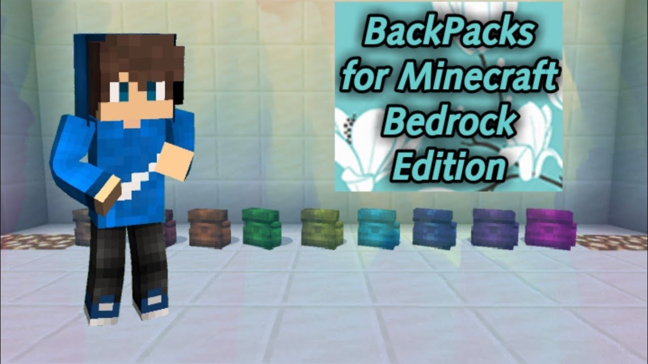 Backpacks Mod For MCPE Minecraft Bedrock Edition YouTube