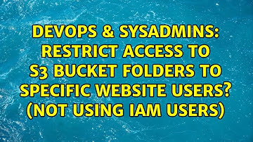 Restrict access to S3 bucket folders to specific website users? (not using IAM Users)
