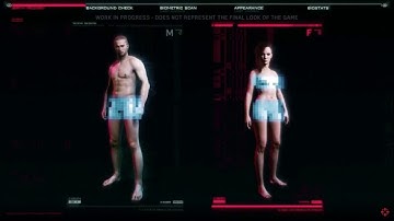 CYBERPUNK 2077 CHARACTER CREATOR 2020 GANITOL INCREASE TRICK