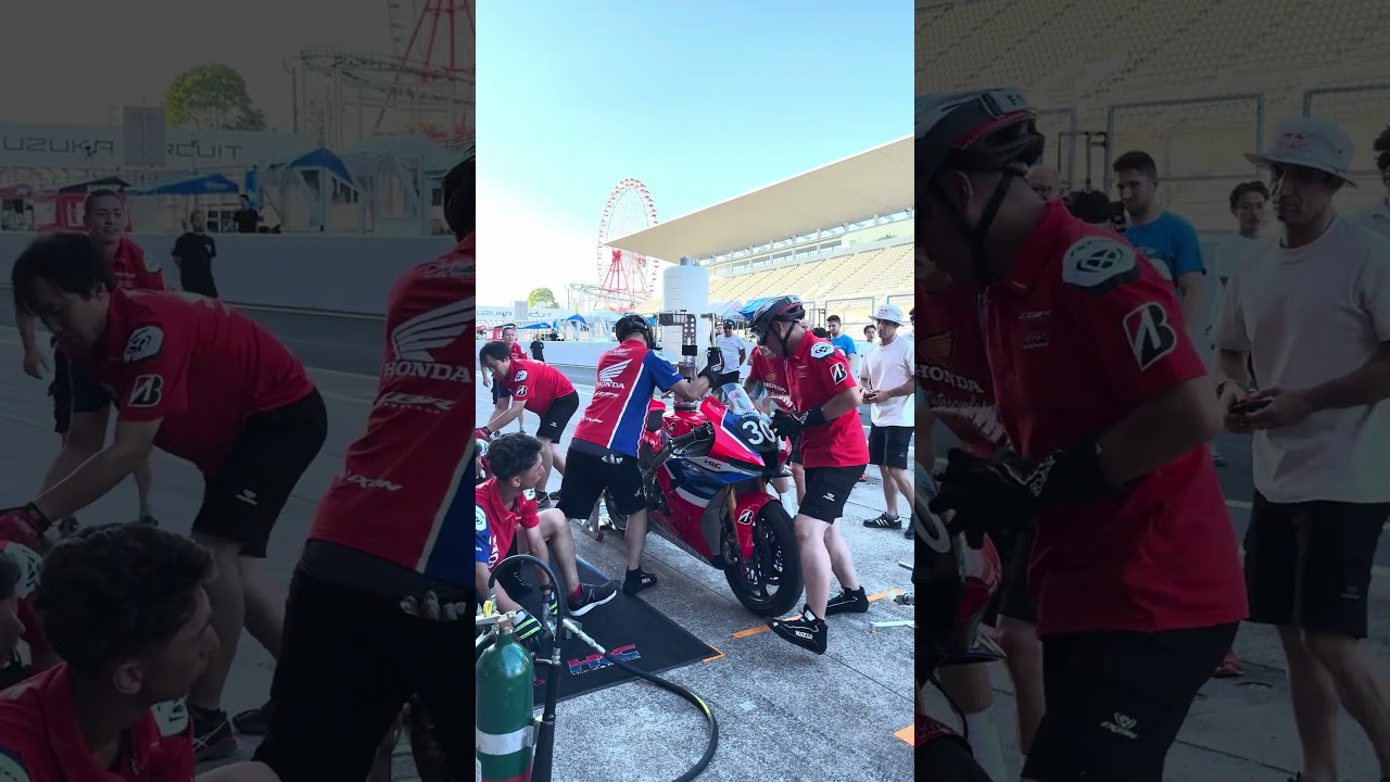 Honda HRC team on site