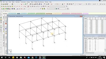 STAAD PRO - 06. Renumbering of Nodes and Members
