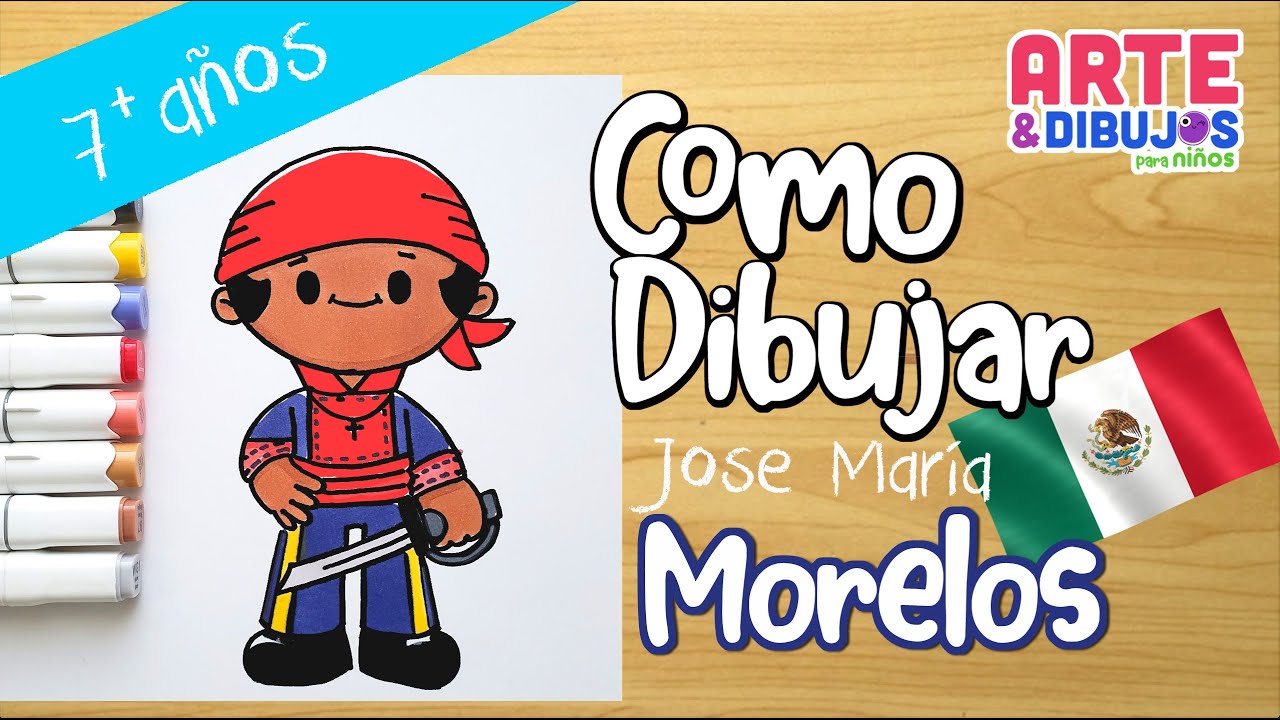 Como dibujar a Jose María Morelos | Independencia de México | Arte y Dibujos  para Niños - thptnganamst.edu.vn