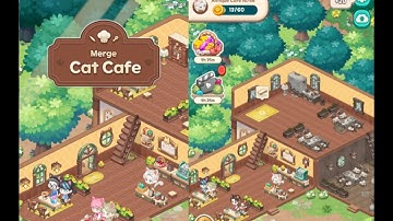 Merge Cat Cafe Level 5-6  Part 2  🐱☕️🍰       #merge