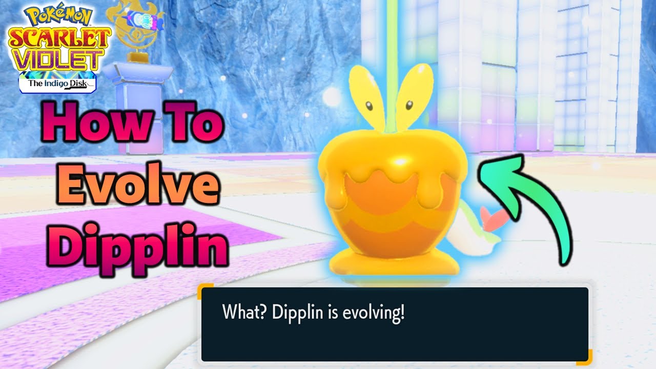 How to evolve Dipplin in Pokémon Scarlet/Violet: The Indigo Disk