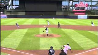 2011/04/06 Gomez's strong throw