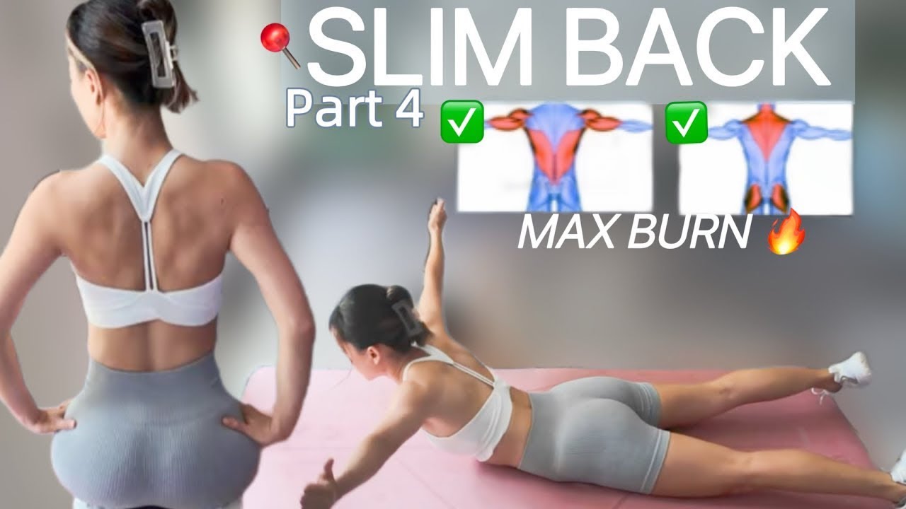 10-минутная тренировка по похудению и сжиганию жира в верхней и нижней части спины, увеличение об...