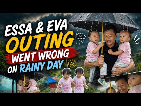 Rain Ruined Essa & Eva’s Fun Day! ☔