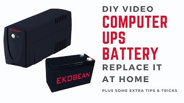 DIY | Replace Computer UPS Battery | Tips & Tricks