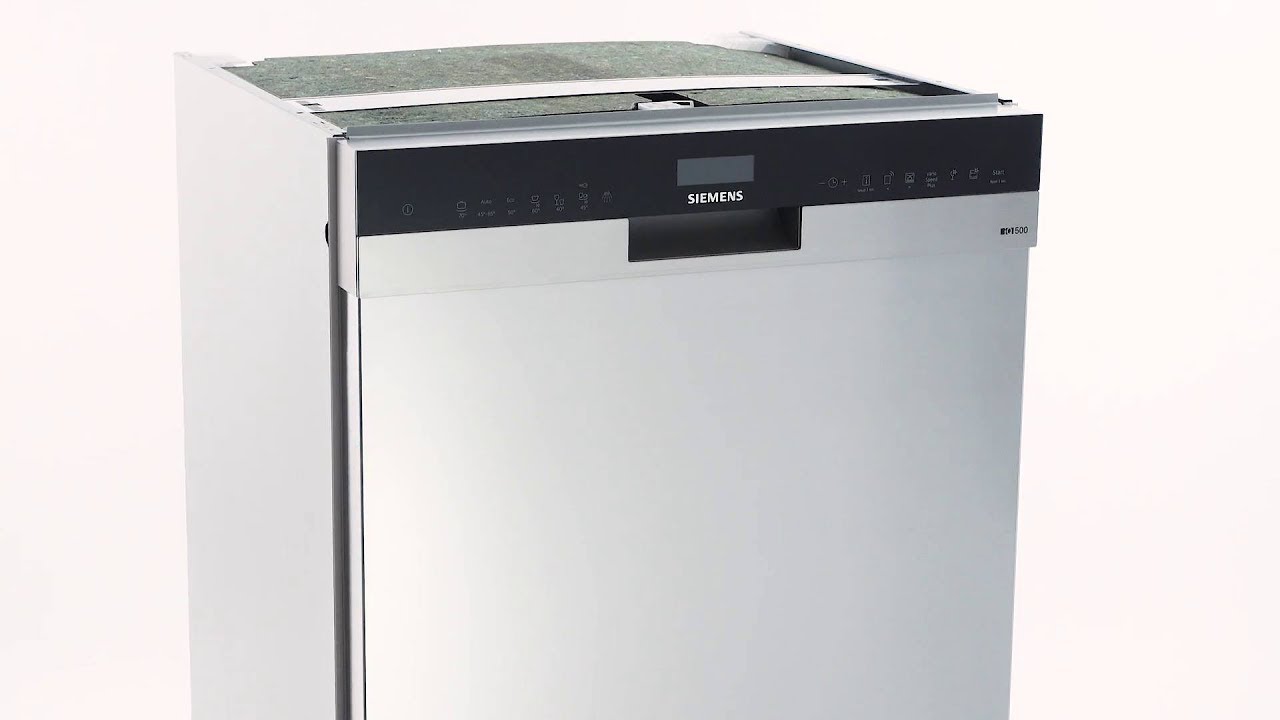 Siemens SN457S16MS Diskmaskin med Home Connect og Zeolith - YouTube
