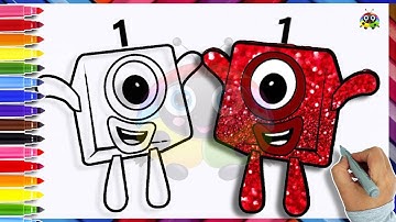 (Numberblocks)How To Draw NUMBERBLOCK 1|Learn Numberblocks Drawings & Coloring Tutorials | Art Start