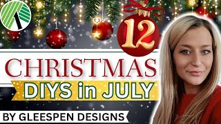 12 Christmas DIY Home Decor Crafts PERFECT For Christman in JULY #diy #christmas