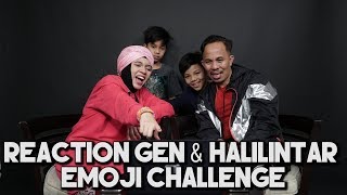 Reaction Gen  Halilintar Emoji Challenge