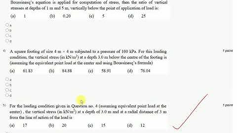 NPTEL   II   Soil Mechanics   II   Assignment 05