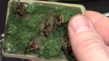 How I Base My Infantry Stands (Team Yankee, Flames of War)