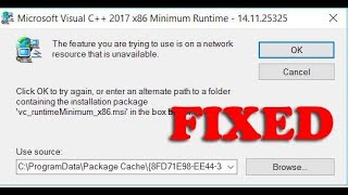 How to fix Feature You Are Trying To Use Is On A Network Resource That Is Unavailable error | 2022