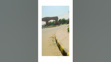 A beautiful seen of BZU university multan road