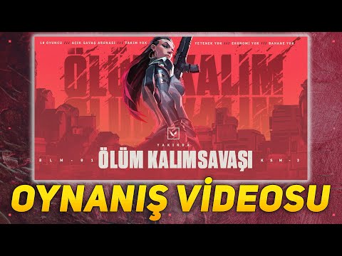 VALORANT ÖLÜM KALIM SAVAŞI OYNANIŞ VİDEOSU - İLK İZLENİM // İLK GALİBİYET