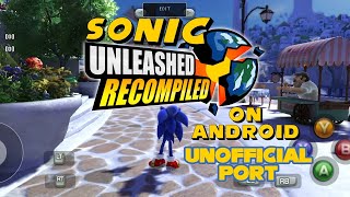 Sonic Unleashed en Android | Unofficial Port (Mod Latino) - SD 860