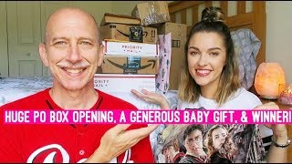 HUGE PO BOX OPENING & A GENEROUS BABY GIFT SURPRISE!