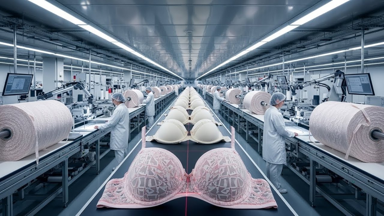 Inside A Modern Bra Factory: Where High-Tech Meets Handcraft - YouTube