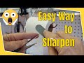 Sharpen Beauty Scissors with a Nail Buffer