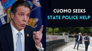New York's Cuomo seeks state police help to probe war memorial vandalism | AllmediaNY