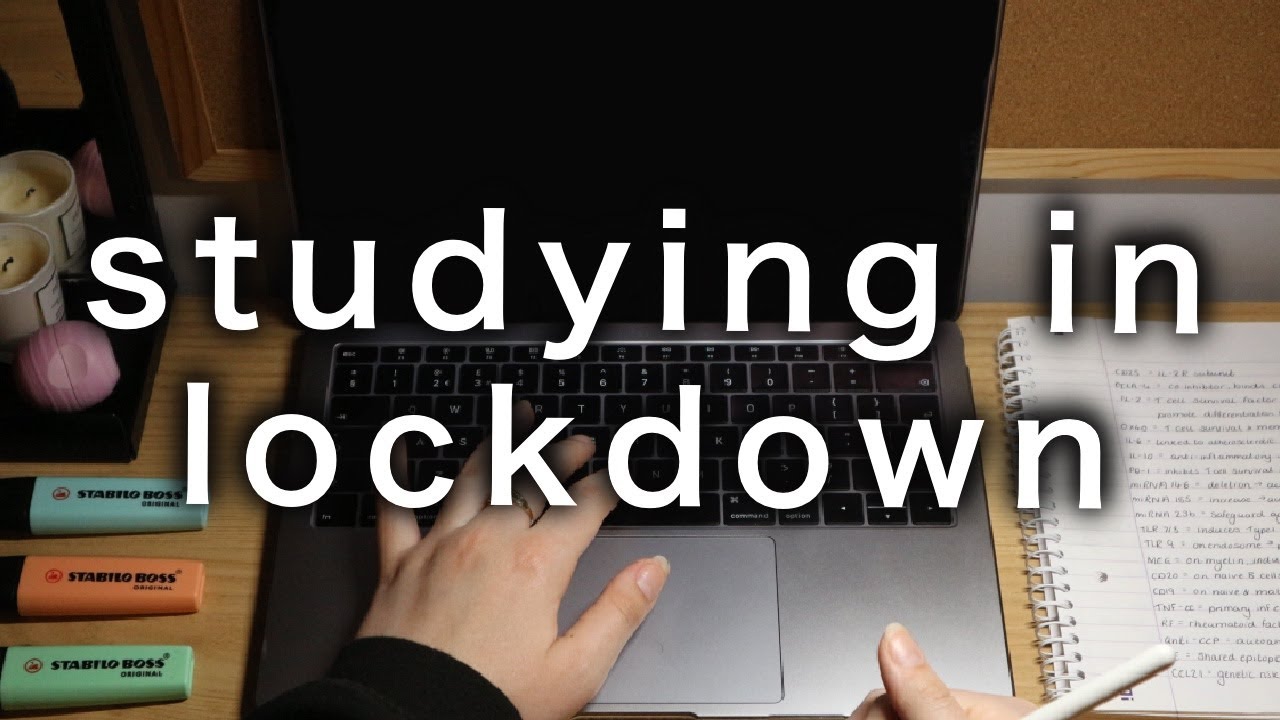 studying for online exams in lockdown | loisatuni - YouTube