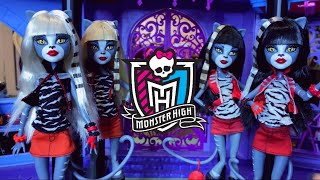 Monster High Meowlody and Purrsephone Creeproduction Unboxing