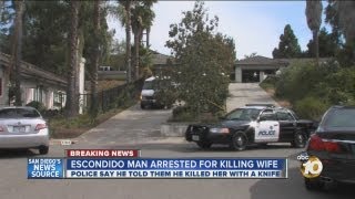 Man walks into Escondido Police Department, tells officers he killed his wife