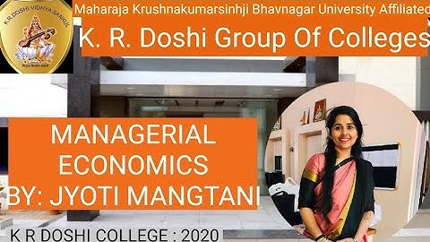 June 14, 2020 | BCOM SEM-6 | MANAGERIAL ECONOMICS | JYOTI MANGTANI |