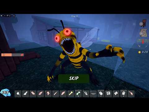 NEVER Wake the BEE MONSTER at NIGHT!! 99 Nights in the Forest New Update ROBLOX