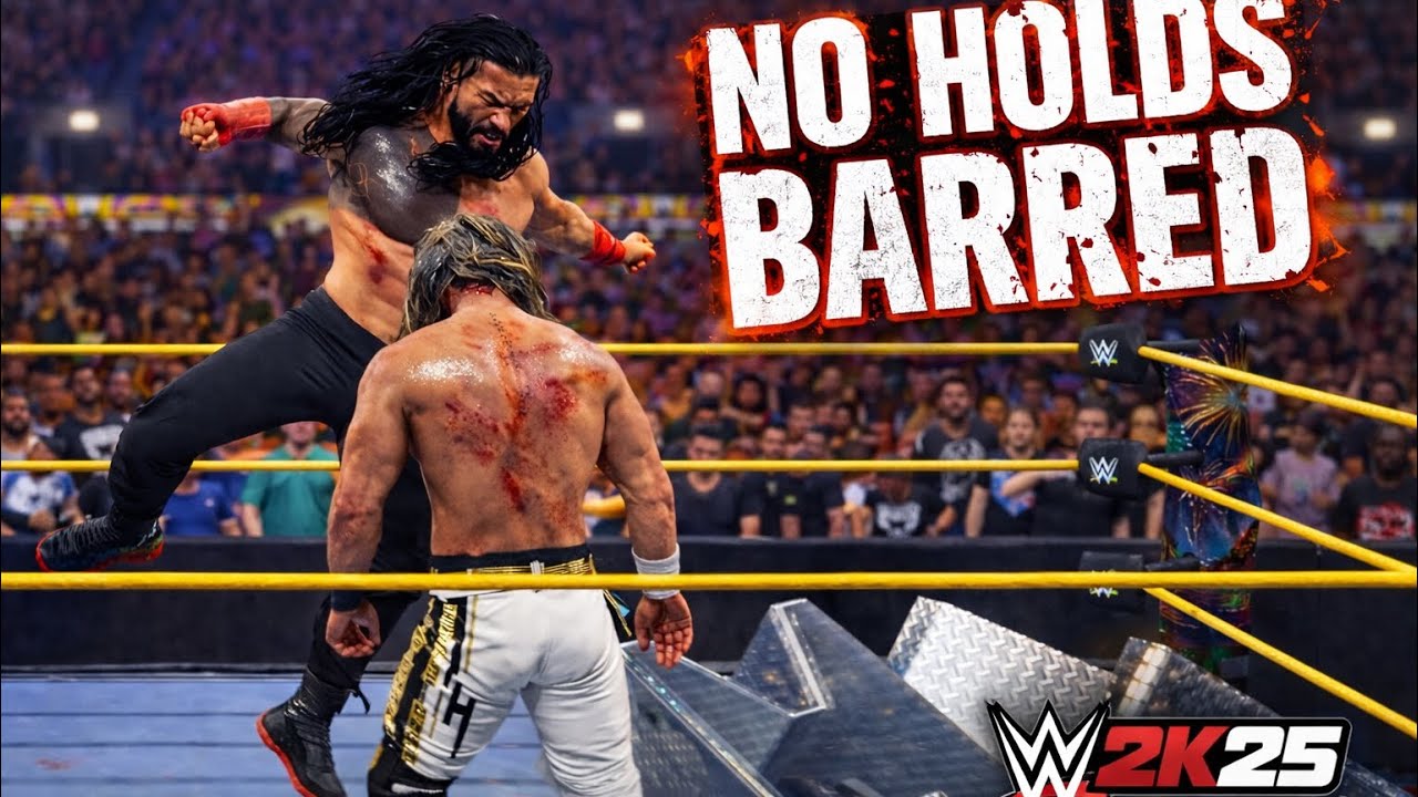 Roman Reigns vs Seth Rollins — No Holds Barred | WrestleMania