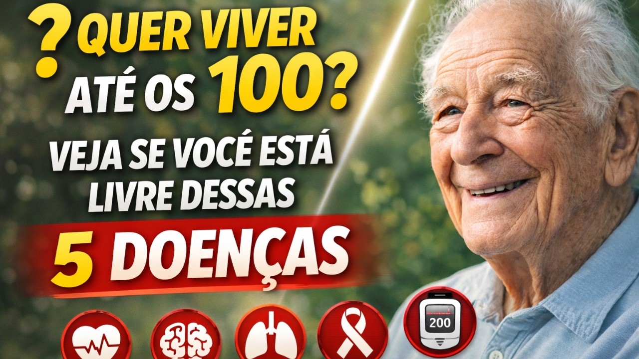 Se Você Não Tem Essas 5 Doenças Após os 60, Suas Chances de Chegar aos 100 Aumentam Muito