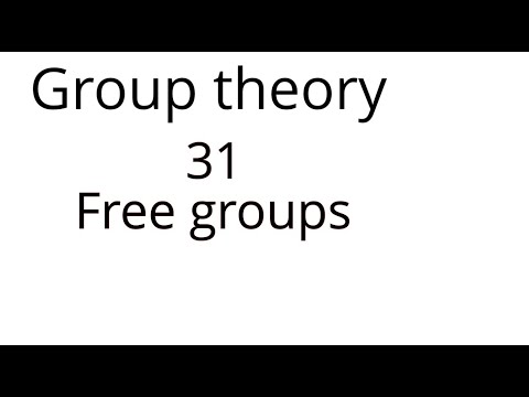 Video: Är fria grupper resterande ändliga?