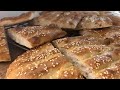 پخت نان بربری به روش نانوایی سنتی | Persian Barbari bread