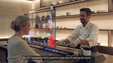 [Restaurant Zone] LG Display Transparent OLED Restaurant LG Display