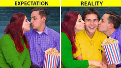 Attente VS Réalité Dans Une Relation Amoureuse / 15 Situations Amusantes