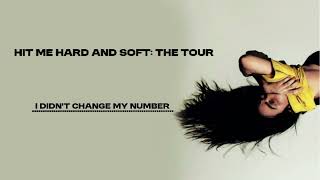 I Didn't Change My number - Hit Me Hard And Soft: The Tour (Concept) screenshot 2