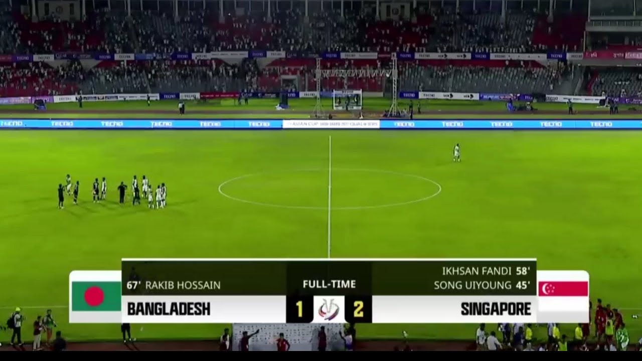 Full Highlights Bangladesh vs Singapore | AFC Asian Cup 2027 Qualifiers