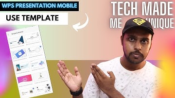 how to edit wps office presentation mobile template