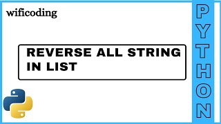 reverse all string in list using python Details