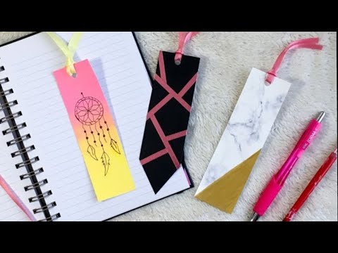 KAKO NAPRAVITI: Kreativni obelezivaci za knjige | Creative bookmarks