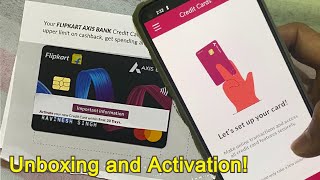 ?NEW- Flipkart Axis Bank Credit Card Unboxing and Activation Process | Axis Bank Credit Card