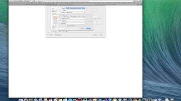 How to create a PDF file within OS X - HD
